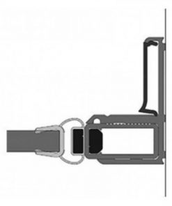 Kit inchidere usa in nisa Sanswiss Cadura 200 cm