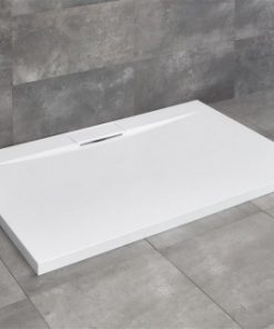 Cadita dus dreptunghiulara Radaway Giaros D 120 x 80 x H4 cm, alb