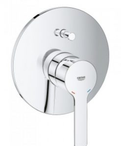 Baterie cada si dus Grohe Lineare cu monocomanda