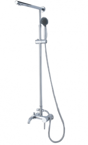 Sistem de dus Sanotechnik Sanoflex cu baterie de dus si pipa