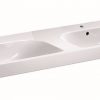 Lavoar dublu Geberit Smyle Square 120x48xH16,5 cm