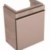 Mobilier Geberit Citterio maro deschis pentru lavoar
