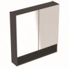 Dulap cu oglinda Geberit Selnova Square cu doua usi 78,8x17,5xH85 cm antracit