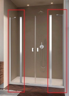 Perete lateral Radaway Nes DWD II, 77 cm