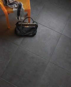 Gresie portelanata Sintesi Italia, Explorer Nero 45x45 cm