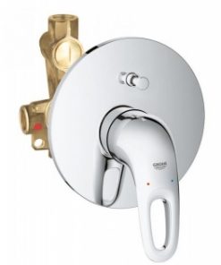 Baterie cada si dus Grohe Eurostyle cu monocomanda 1/2″ si corp incastrat