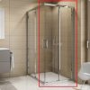 Usa cabina dus SanSwiss Top-Line 100XH190 cm, profil alb, dreapta