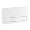 Clapeta Villeroy&Boch ViConnect actionare dubla alb 21 cm