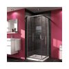 Cabina de dus patrata Huppe X1A-104 100x100cm sticla securizata 6mm anticalcar