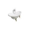 Cada freestanding Besco Otylia 170x77cm picioare bronz