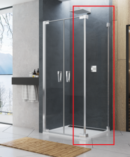 Perete lateral SanSwiss Cadura CAT2 100 x H200 cm