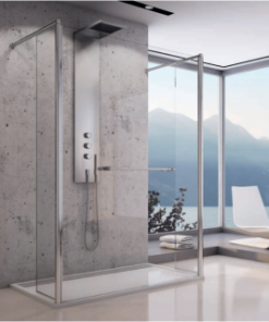 Cabina dus Walk-in SanSwiss Fun FUT2 90 x H200 cm sticla Durlux