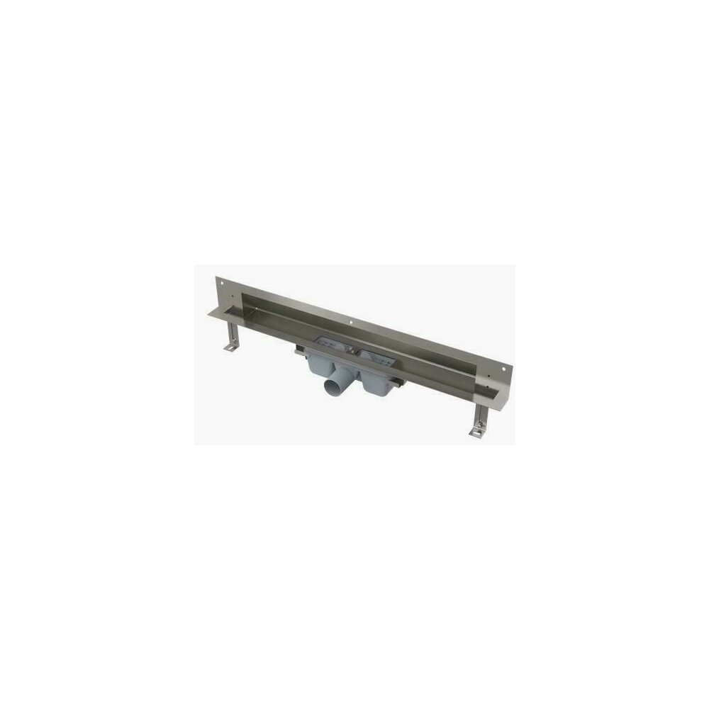 Set rigola de perete pentru dus plus capac Alcaplast 85 cm otel inoxidabil lustruit