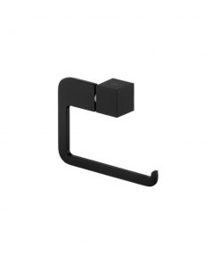 Suport hartie igienica negru Bisk Futura