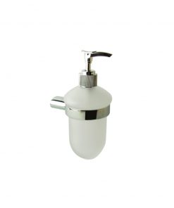 Dozator sapun sticla cu suport Marylin Negru mat