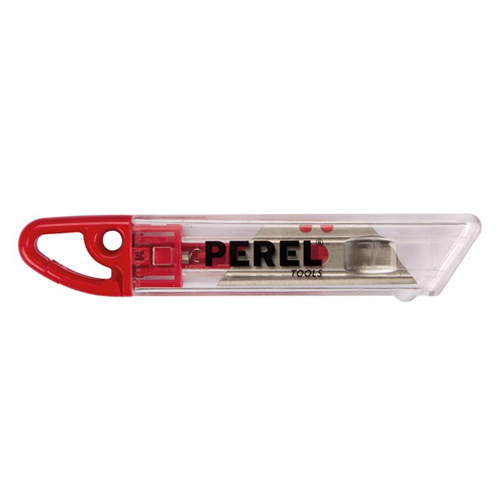 Cutter de siguranta auto retractabil Perel PRLHK09, 140 mm