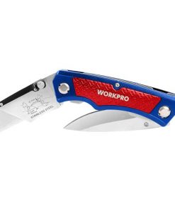 Briceag cutit si cutter cu lama trapezoidala Workpro HGSW011011