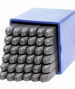 Trusa de poansoane cu litere si cifre Dema DEMA18052, 4 mm, 36 piese