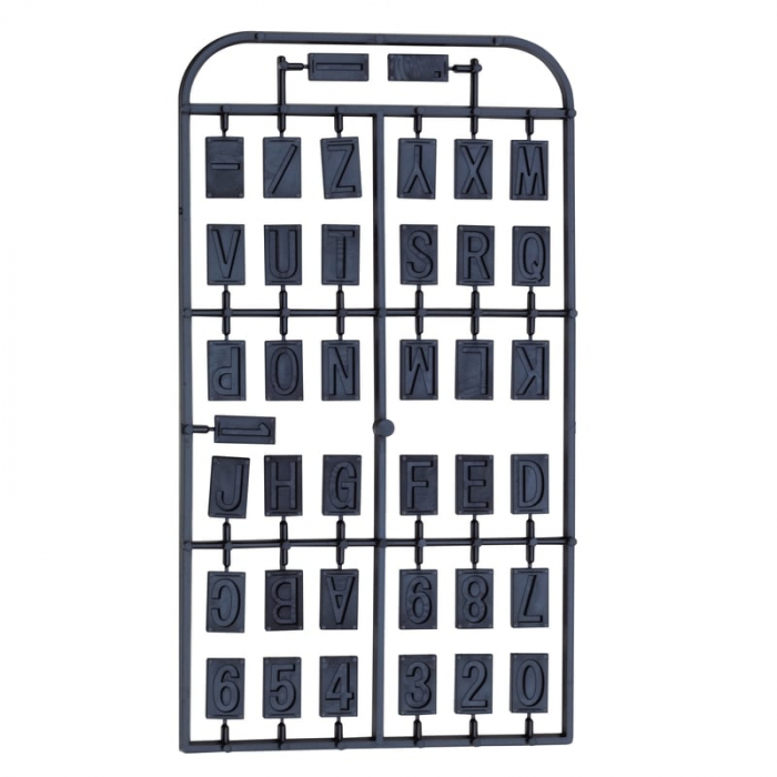 Set de caractere pentru sistemul de gravat GE 20 Micromot Proxxon PRXN27104, 39 piese
