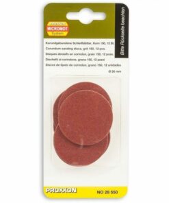 Set discuri abrazive autoadezive pentru LHW Proxxon PRXN28550, O50 mm, granulatie K150, 12 bucati