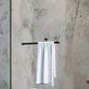 Cabina dus Walk-In Radaway Modo New II Black cu suport prosop 90xH200 cm