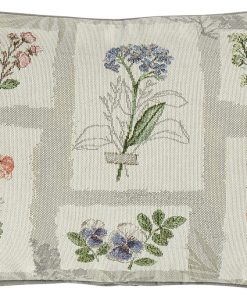 Perna decorativa Sander Gobelins Herbarium 32x48cm 21 argintiu
