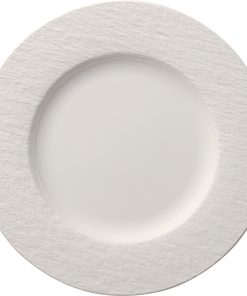 Farfurie plata Villeroy & Boch Manufacture Rock Blanc 27cm