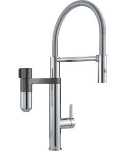 Baterie bucatarie Franke Vital Semi-Pro cu sistem filtrare apa Crom/Gun Metal
