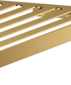Etajera de colt Hansgrohe AddStoris gold optic lustruit