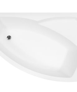 Cada baie asimetrica Besco Rima 170x110cm acril orientare dreapta