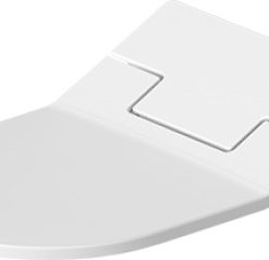 Capac WC Duravit SensoWash Slim ME by Starck cu functie de bideu alb alpin