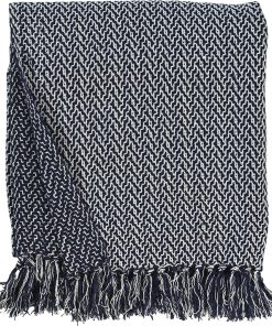 Pled Sander Beat 130x170cm 4 albastru navy