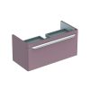 Dulap baza Geberit myDay 88cm cu un sertar taupe lucios