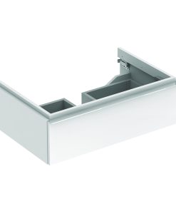 Dulap baza Geberit iCon 74cm cu un sertar alb lucios