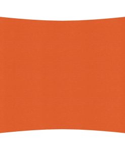 vidaXL Pânză parasolar, portocaliu, 2x2, m HDPE, 160 g/m²
