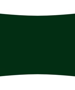 vidaXL Parasolar, verde închis, 6x8 m, țesătură oxford, dreptunghiular