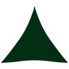 vidaXL Parasolar, verde, 3,6x3,6x3,6 m, țesătură oxford, triunghiular