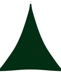 vidaXL Parasolar, verde închis, 4x5x5 m, țesătură oxford, triunghiular
