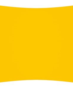 vidaXL Parasolar, galben, 3,6x3,6 m, țesătură oxford, pătrat
