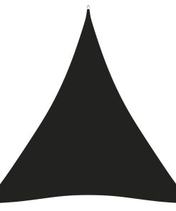 vidaXL Parasolar, negru, 5x7x7 m, țesătură oxford, triunghiular