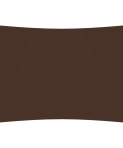 vidaXL Parasolar, maro, 2x4 m, țesătură oxford, dreptunghiular