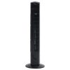 vidaXL Ventilator turn cu temporizator, negru, Φ24x80 cm