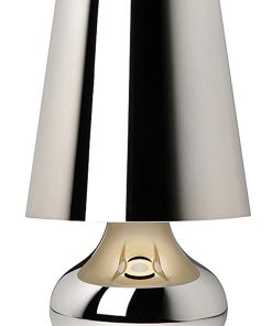 Veioza Kartell Cindy design Ferruccio Laviani d23.6cm h42cm platinum