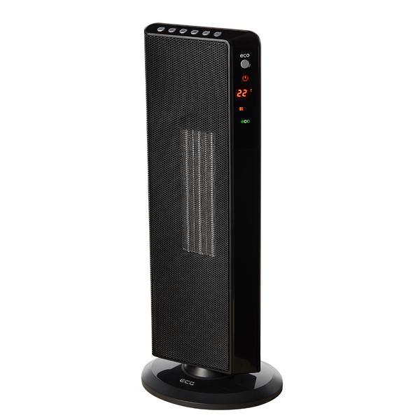Aeroterma ceramica turn ECG KT 200 DT black, 1200/2000 W, mod ECO