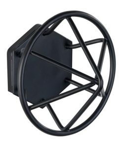 Agatatoare cuier Menton, finisaj negru mat, D:85 mm