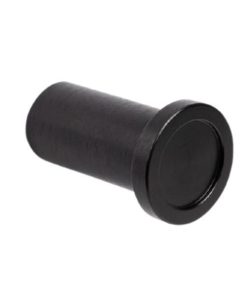 Agatatoare cuier Round, finisaj negru periat, 28x45 mm