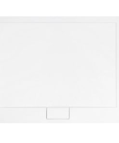 Cadita dus dreptunghiulara Besco Axim Ultraslim 120x80x4.5cm alb