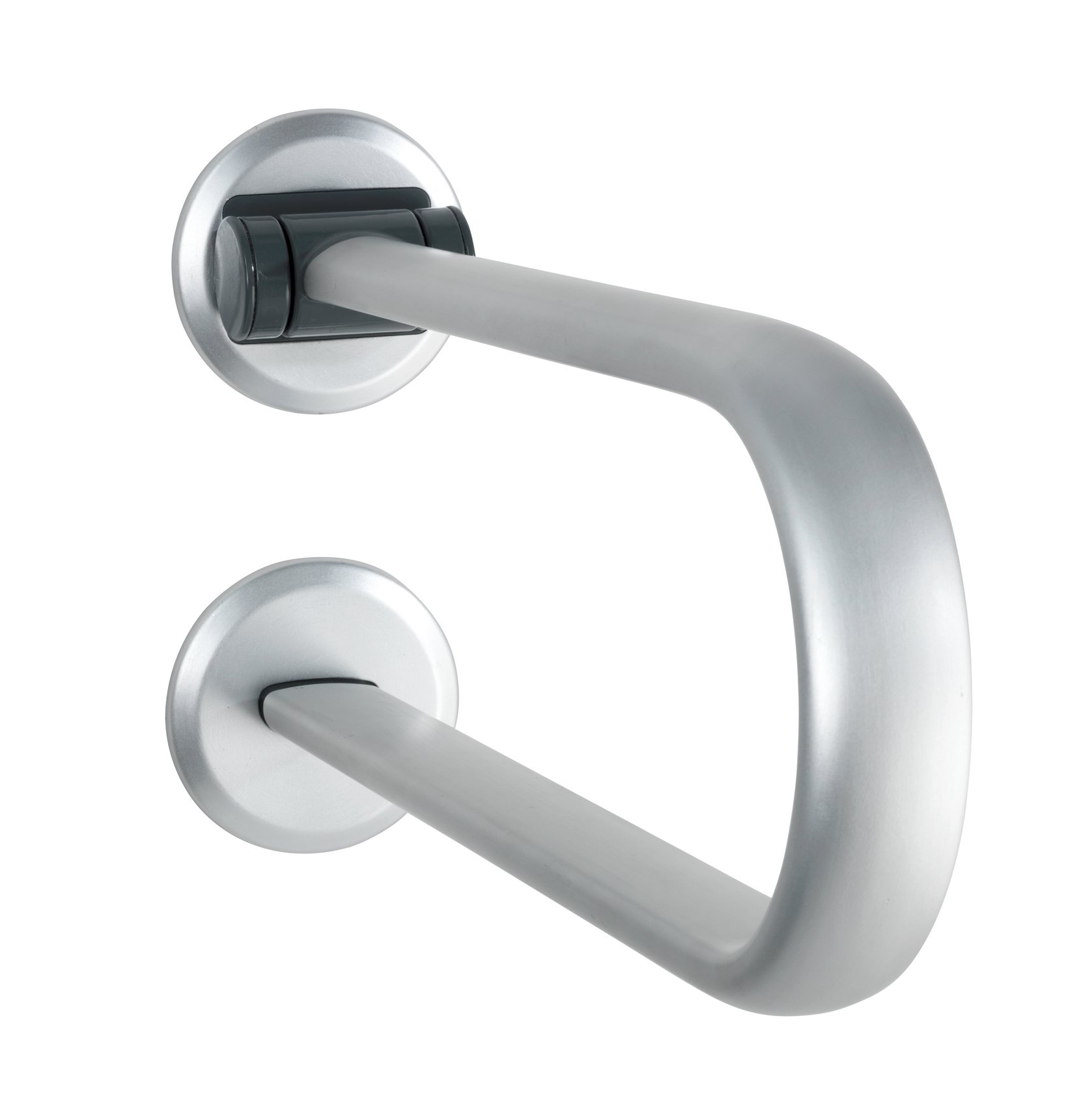 Bara de sprijin pentru baie, din aluminiu, Secura Premium, L53xA11xH27 cm