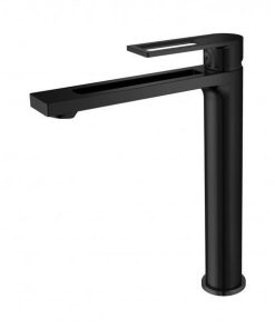 Baterie lavoar Optima Black XL inalta OB-856.7-XL, monocomanda, negru mat, cartus ceramic