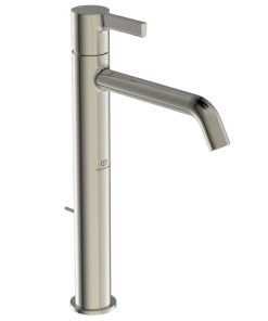 Baterie lavoar Ideal Standard Joy pentru lavoare tip bol ventil pop-up silver storm